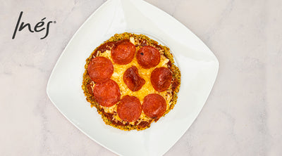 Receta de pizza con base de verduras